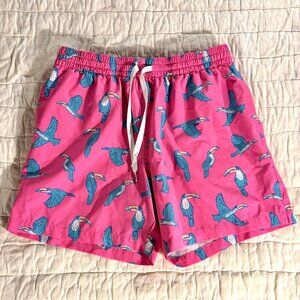 Chubbies Toucan Men's Swimming Trunks - Size Medium - Pink